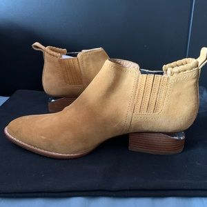 Alexander Wang Suede Kori Ankle Boots 9.5